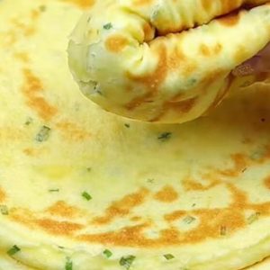 breakfast Egg Scallion Pancakes