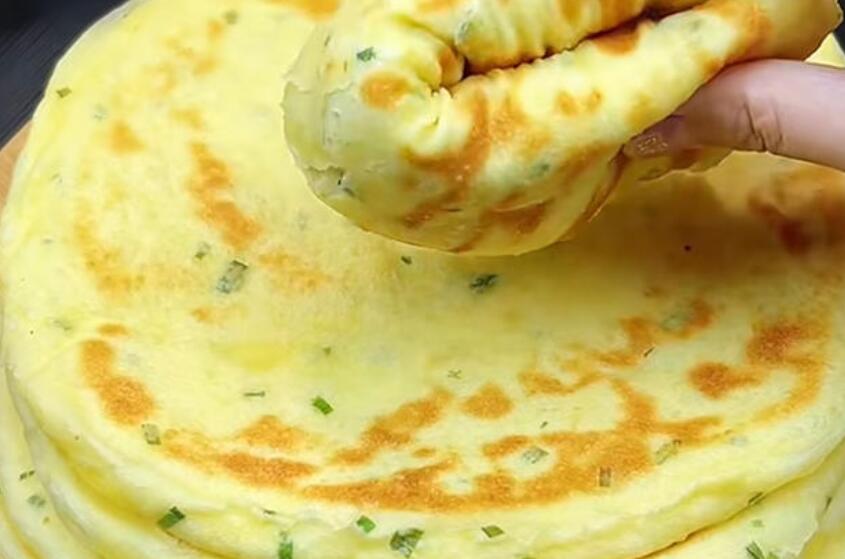 breakfast Egg Scallion Pancakes