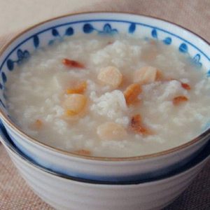 Yam and Shrimp Porridge