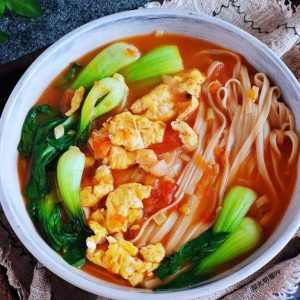 Tomato Noodle Soup