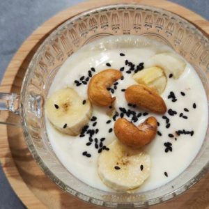 Nutty Banana Yogurt Cup