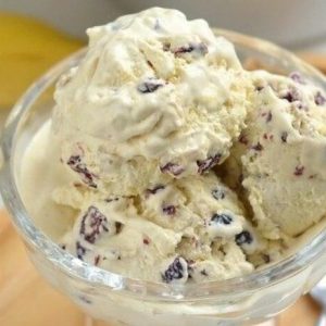 Banana Cranberry Ice Cream recipe