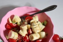 Cherry Tomato Banana Salad