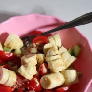 Cherry Tomato Banana Salad