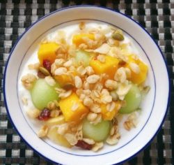 Banana Mango Yogurt Bowl