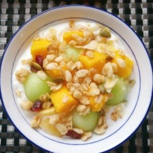 Banana Mango Yogurt Bowl