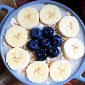 Banana Blueberry Oatmeal