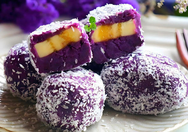 Coconut Banana Purple Sweet Potato