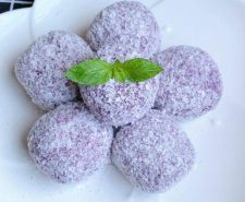 Purple Sweet Potato Banana Balls