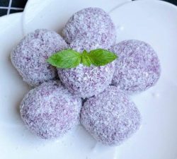 Purple Sweet Potato Banana Balls