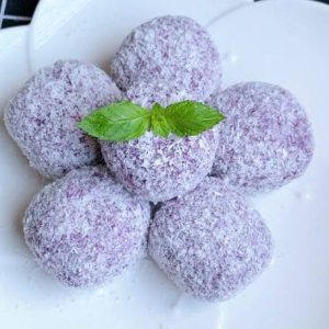 Purple Sweet Potato Banana Balls