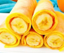 Egg Banana Wrap