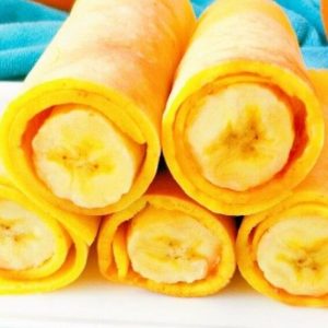 Egg Banana Wrap