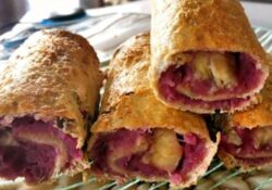 Healthy Breakfast ideas:Purple Sweet Potato Banana Bread Rolls recipe